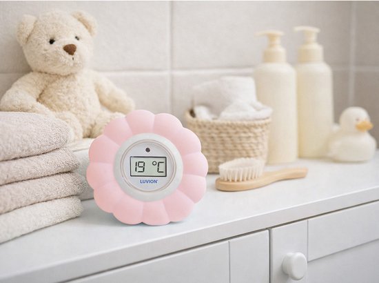 LUVION® - Bad/kamerthermometer - Roze thermometer van Luvion — afbeelding 4