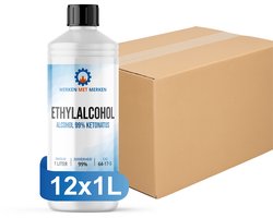 Ethylalcohol 99% - Doos, 12 x 1 liter