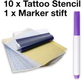 Tattoo Übungshaut 3mm und Tattoo Transferpapier, Rayyl 2 Stück 3mm