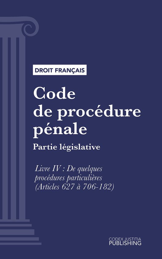 Code de procédure pénale - cover