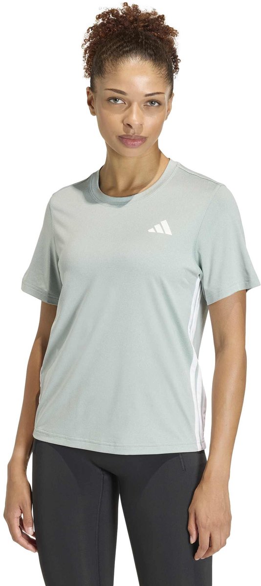 ADIDAS we 3s crew tee Training t-shirt korte mouw dames Groen