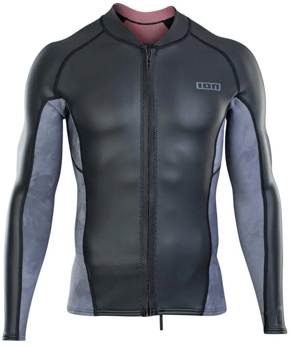 Ion Neo Zip Top 2/1 Mm Skin Korte Mouw Rash Guard Man Zwart