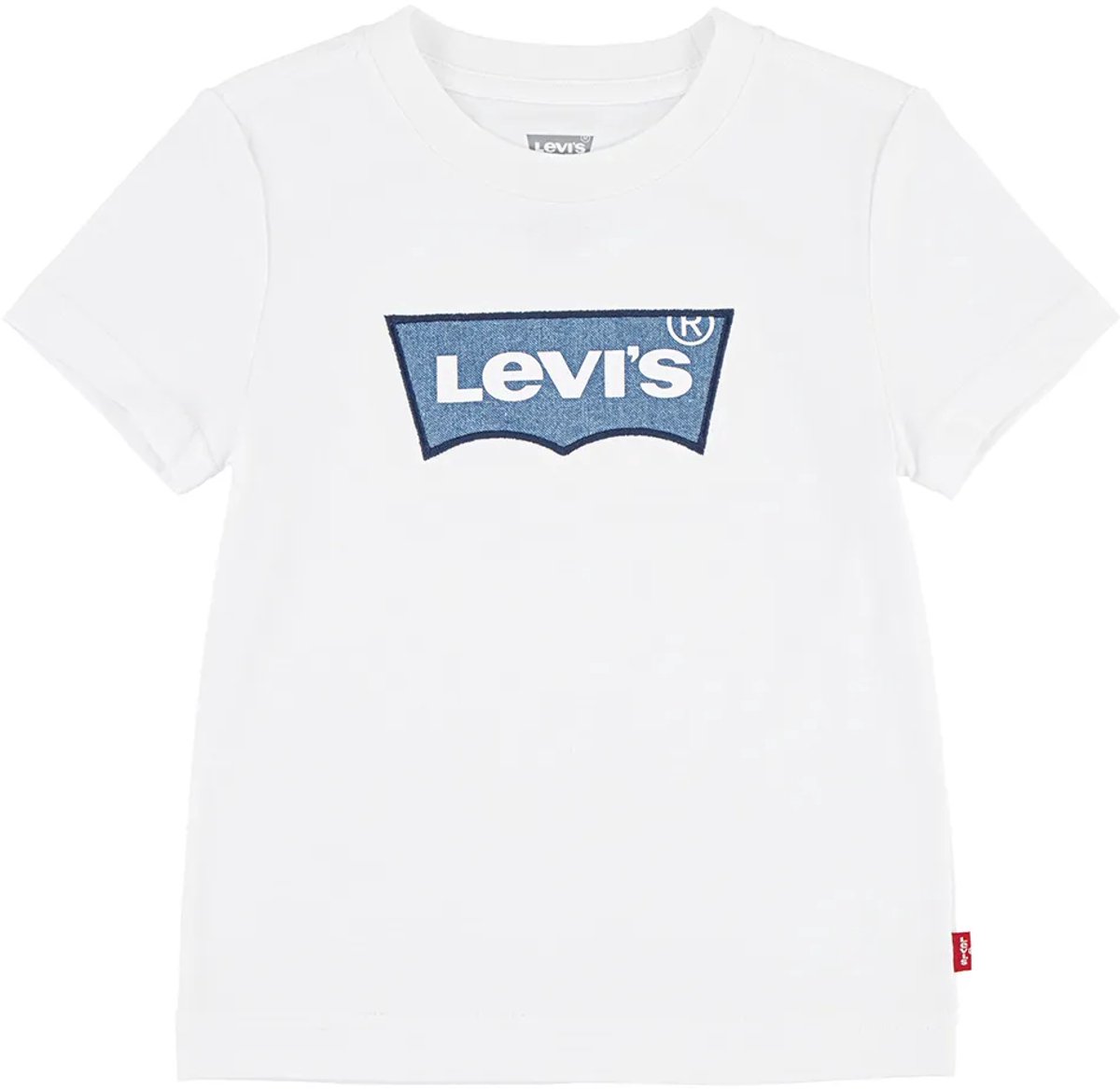 Levi´s ® Kids My First Batwing T-shirt Met Korte Mouwen Wit 6 Years Jongens