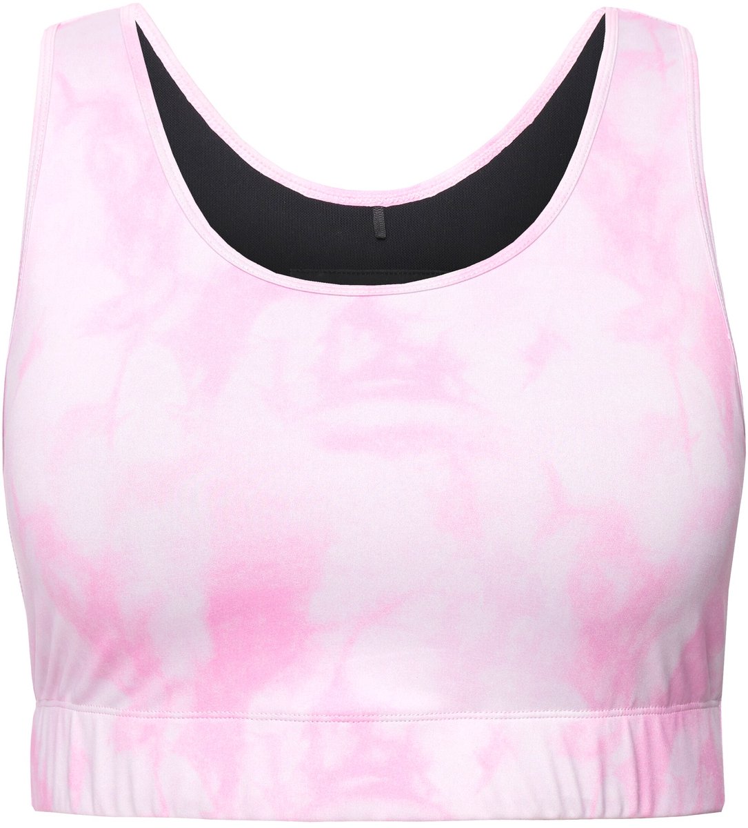 Studio Untold - Dames - Sport-bustier zachte cups batikprint racerback - Hortensia - Maat 42+