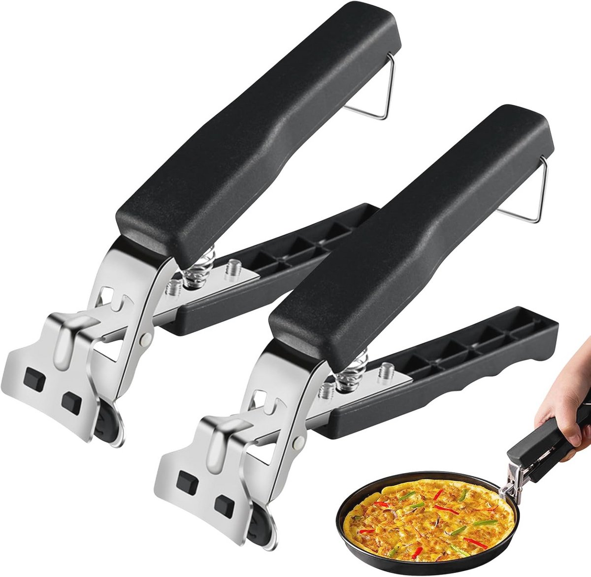 Set van 2 Pizzaplaattangen voor Veilig Gebruik in Keuken en Restaurant