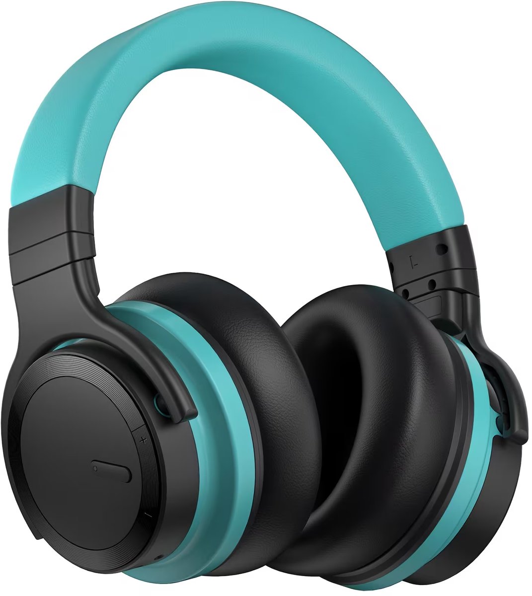 Draadloze Over-Ear Koptelefoon – Actieve Ruisonderdrukking – Diepe Bas – 30 Uur Speeltijd – Blauw/Zwart