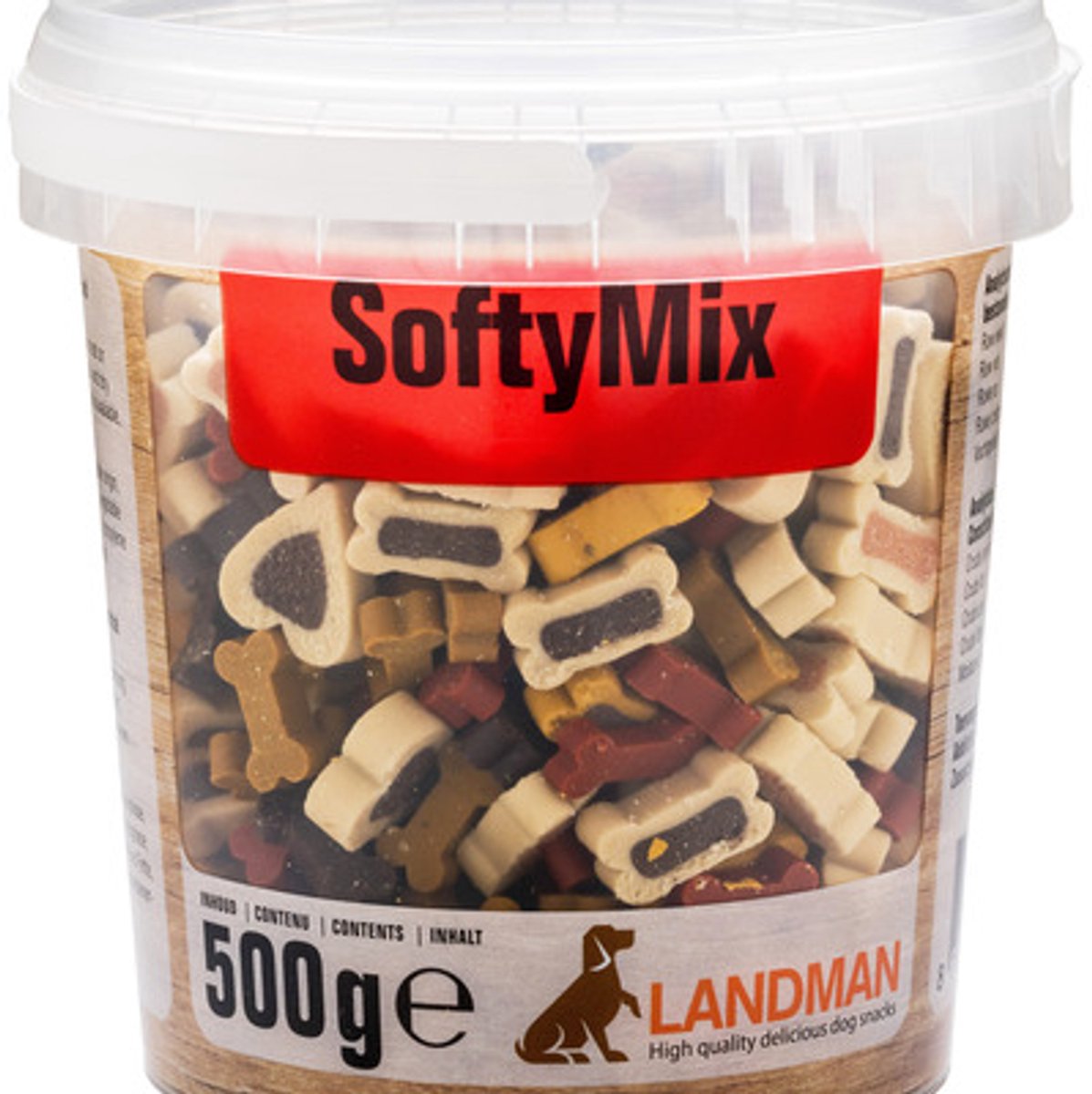 Landman Zachte Beloningssnoepjes Mix (500gr) - Hondensnacks - Zachte Hondensnoepjes - Hondenkoekjes - Puppy Snacks