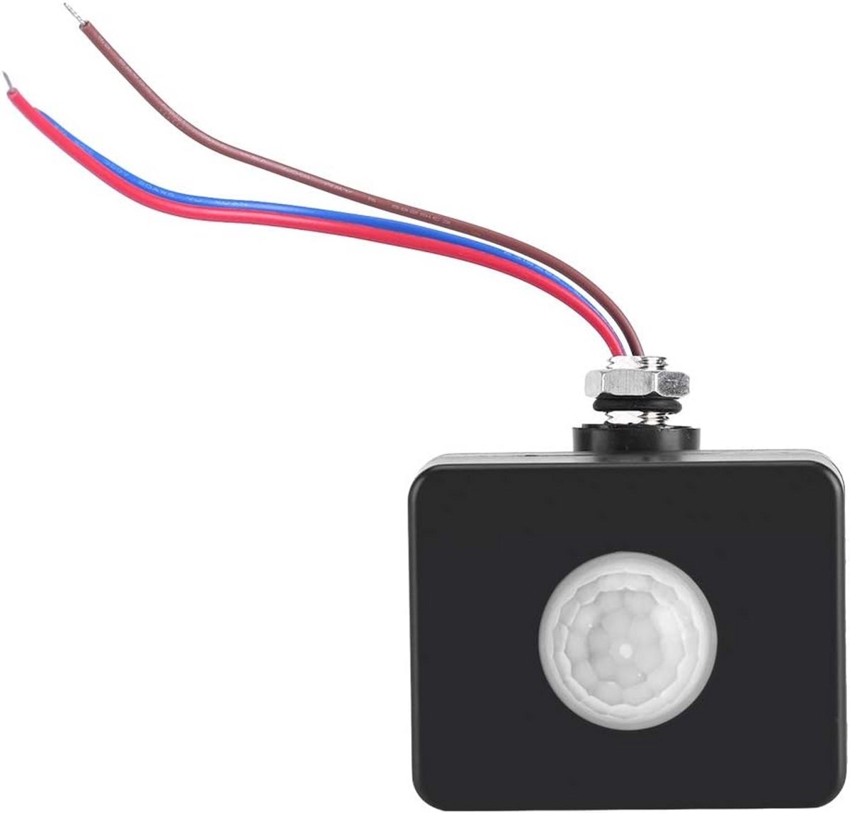 Waterdichte Buiten Bewegingsmelder - PIR Sensor voor Buitenverlichting met Instelbare Tijd en Gevoeligheid