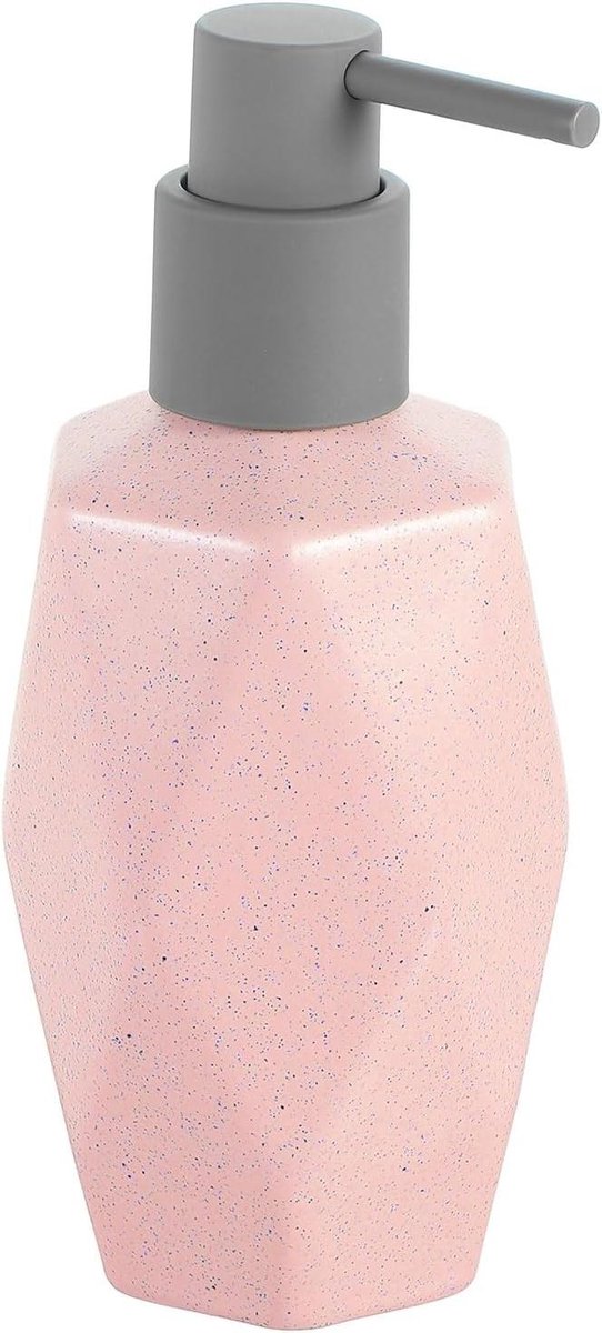 Allecta - Lotion Zeepdispenser met Pomp 250 ml voor Badkamer - Roze Kleur - Navulbaar