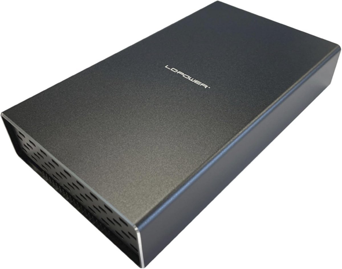 Externe Dockingstation USB 3.2 voor 3.5 inch SATA HDD en NVMe-M.2 SSD