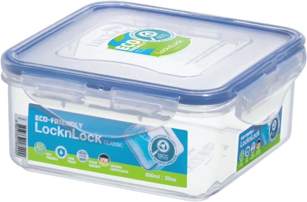 Luchtdichte voedselcontainer 680 ml zonder BPA - Waterdicht, ruimtebesparend en veilig