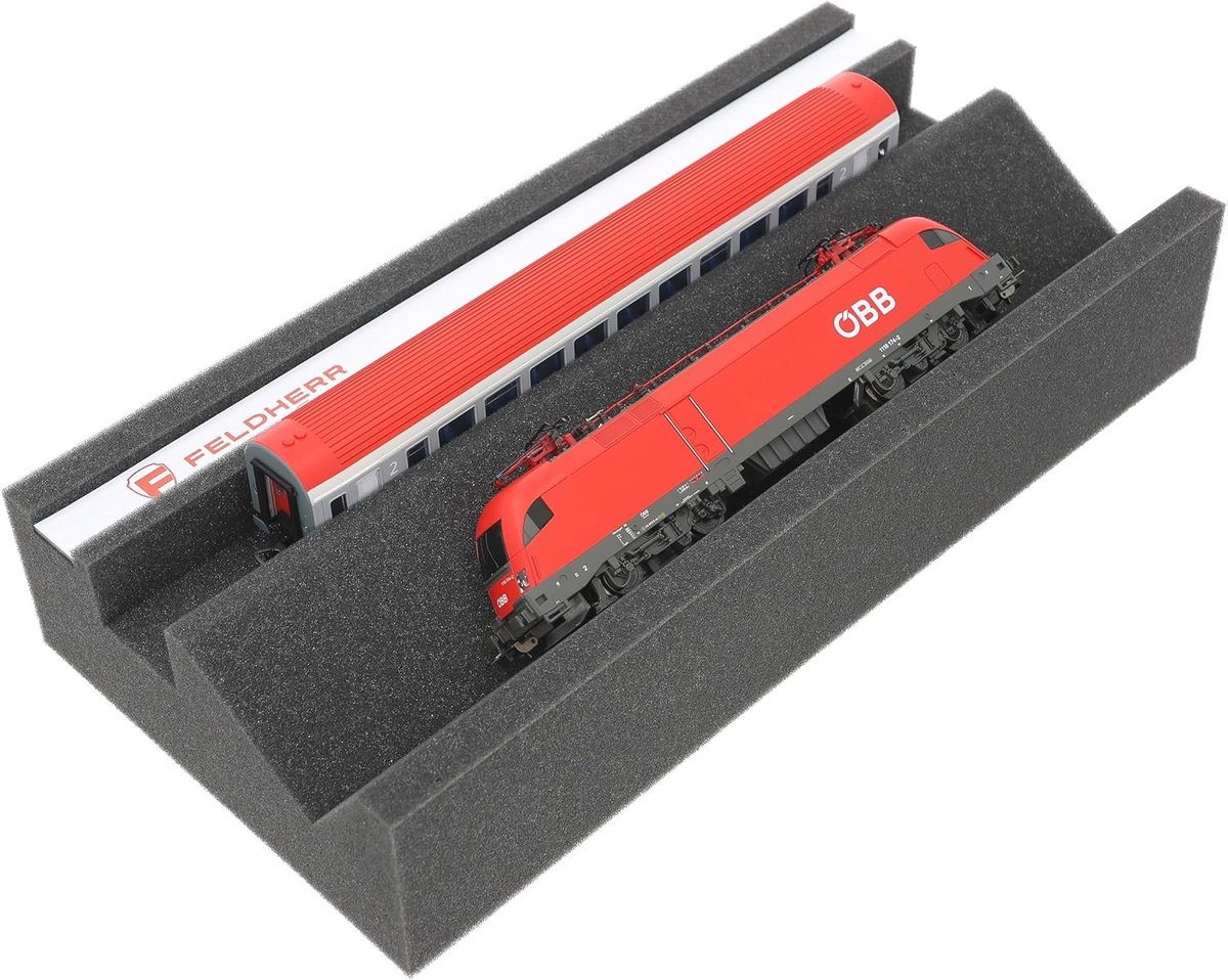 Locomotiefbank voor modelspoorbanen met onderhoudsschacht en magneetstrip - perfect voor H0 en TT modellen