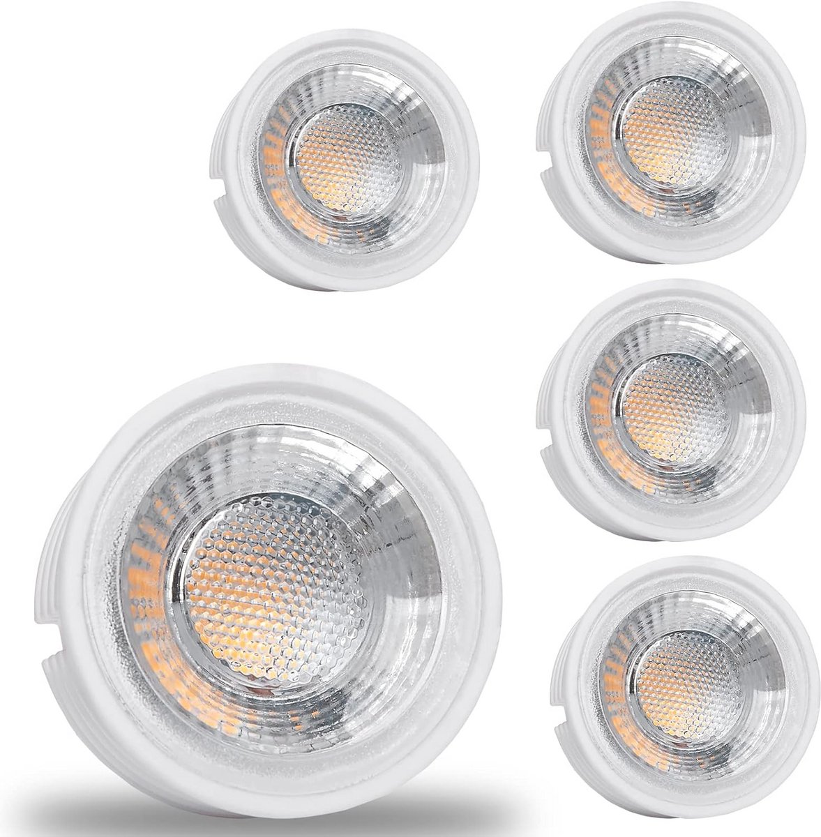LED Inbouwlamp - Dimbare 5W GU10 Vervanging - Ultraplat Keramisch Design - Warm Wit 3000K