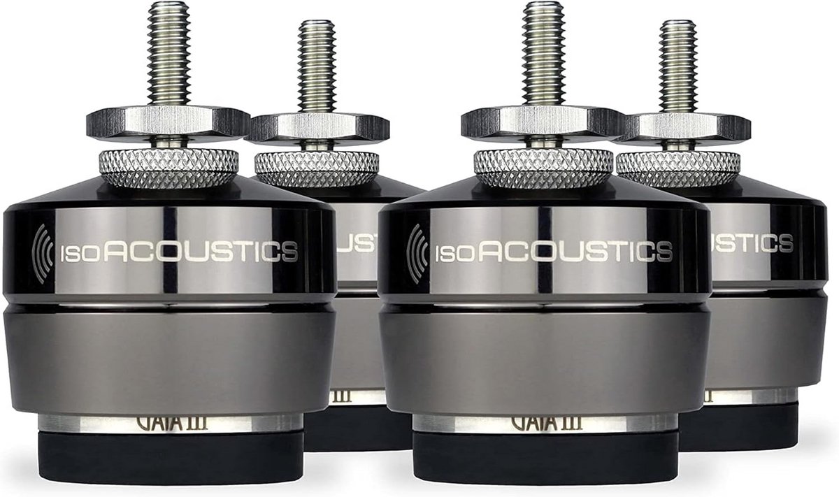 Isolatievoeten voor Luidsprekers en Subwoofers (Set van 4) - Geschikt tot 32 kg