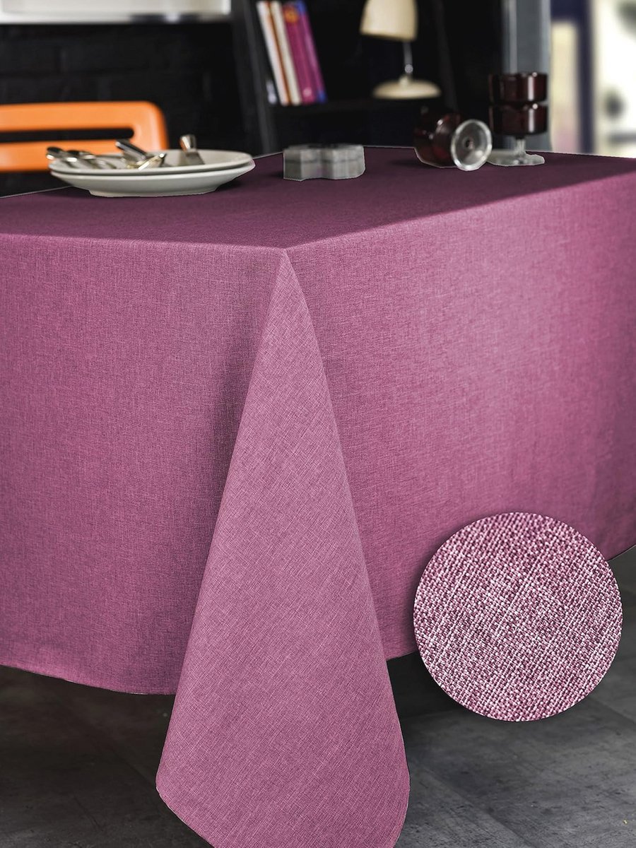 Rechthoekig polyester tafelkleed 350 x 150 cm in grijs