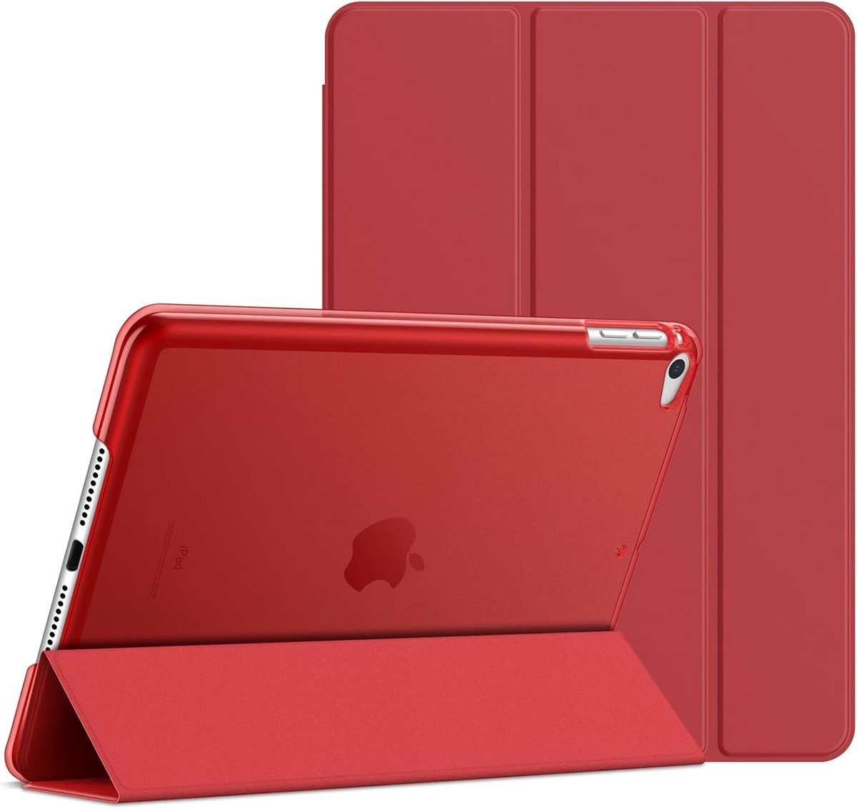 Hoesje voor iPad Mini 5 (2019) met Auto Slaap/Wek Functie - Rood