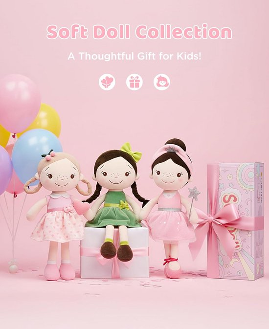 Zachte Stoffen Pop 40 cm - Beschermengel Doopcadeau voor Baby's - Knuffeldier voor Kinderen van 3-5 Jaar — afbeelding 5