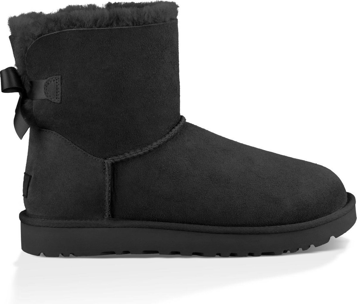 UGG Mini Bailey Bow II Dames Laarzen - Black - Maat 39