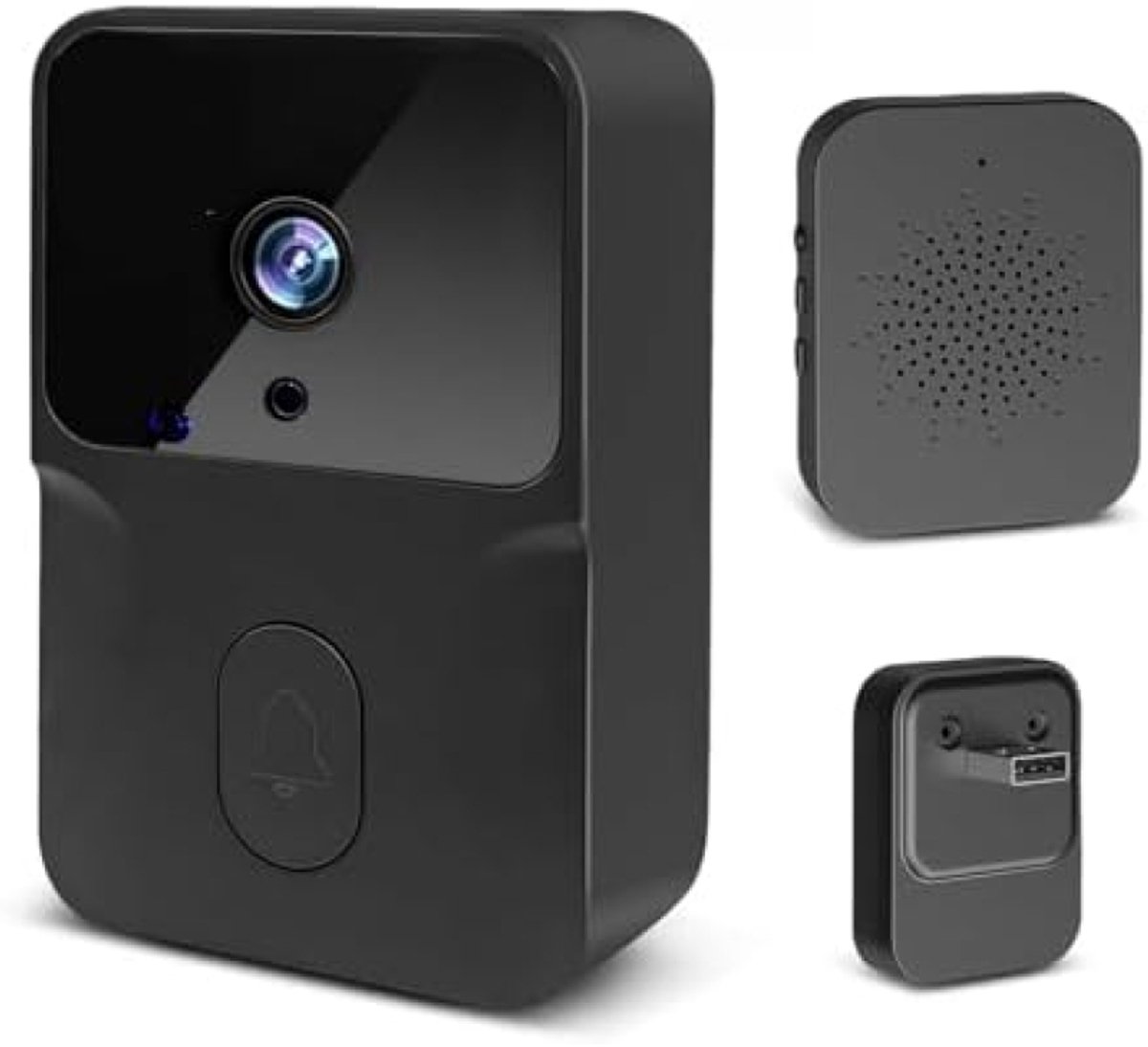 Draadloze Videodeurbel HD Camera met Twee-weg Communicatie - Draadloze - €43,99