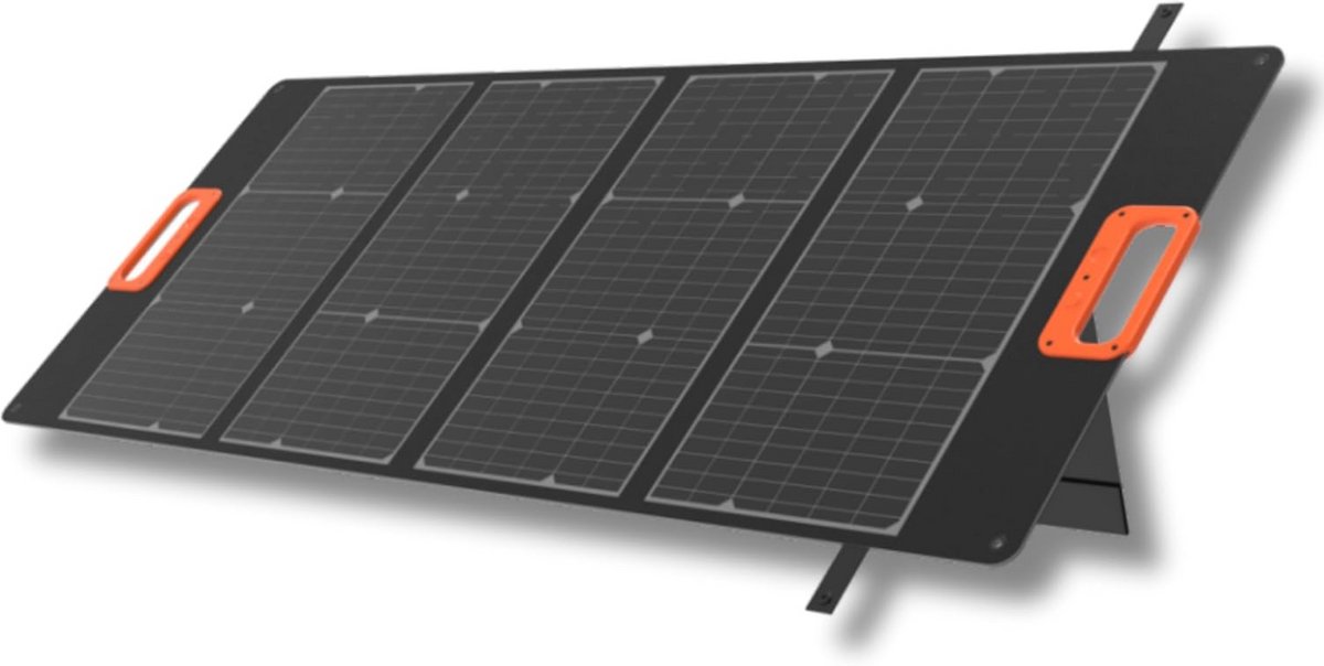 Draagbaar Zonnepaneel 100W voor Camping - Opvouwbare Waterdichte Oplader