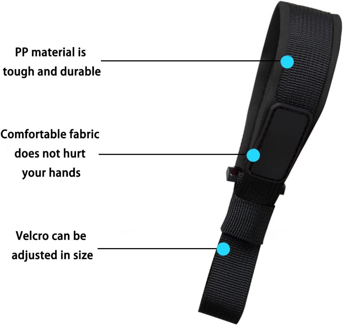 Handsfree Hondenlijn Polsband Veiligheidsgordel Intrekbaar voor Middelgrote tot Grote Honden thumbnail 6