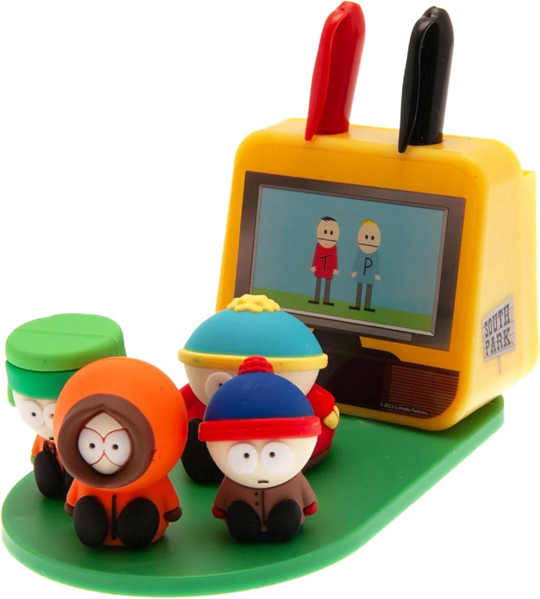 Mobiele telefoonhouder met South Park figuren - Cartman, Kenny, Kyle en Stan