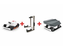 Mammotion Luba 2 AWD 3000 X + onderhoudsstation + overkapping - Robotmaaier - draadloos - GPS - Model 2025 - geen draad - Wifi en app bediening - Vision + RTK - 4 wiel aandrijving