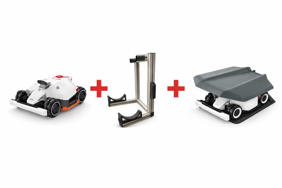 Mammotion Luba 2 AWD 3000 X + onderhoudsstation + overkapping - Robotmaaier - draadloos - GPS - Model 2025 - geen draad - Wifi en app bediening - Vision + RTK - 4 wiel aandrijving