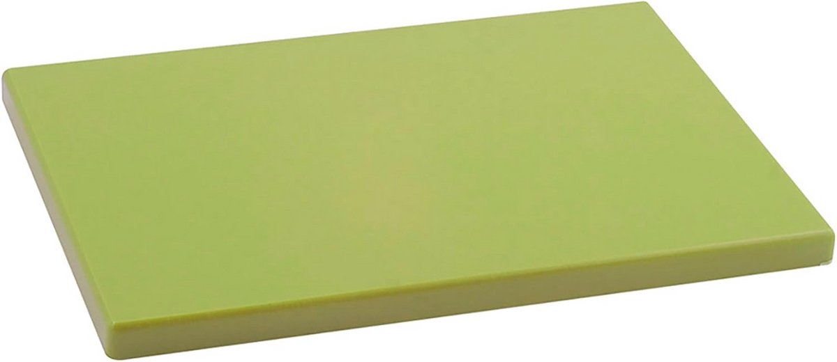 Professionele keukenplank van polyethyleen, 29 x 20 x 1,5 cm - Kiwi kleur