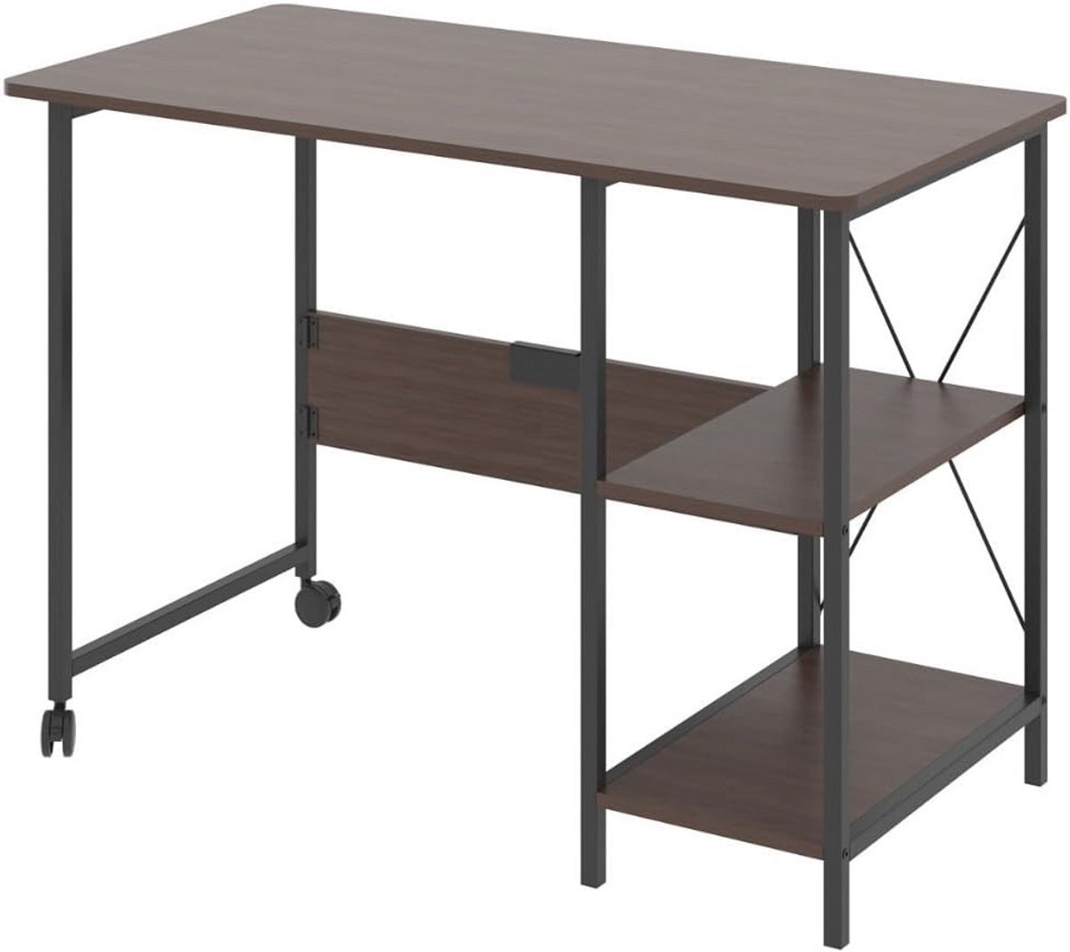 Opklapbaar Loft Bureau - Computer Bureau Kantoortafel 107x55x75 cm - Max. 150 kg Draagvermogen