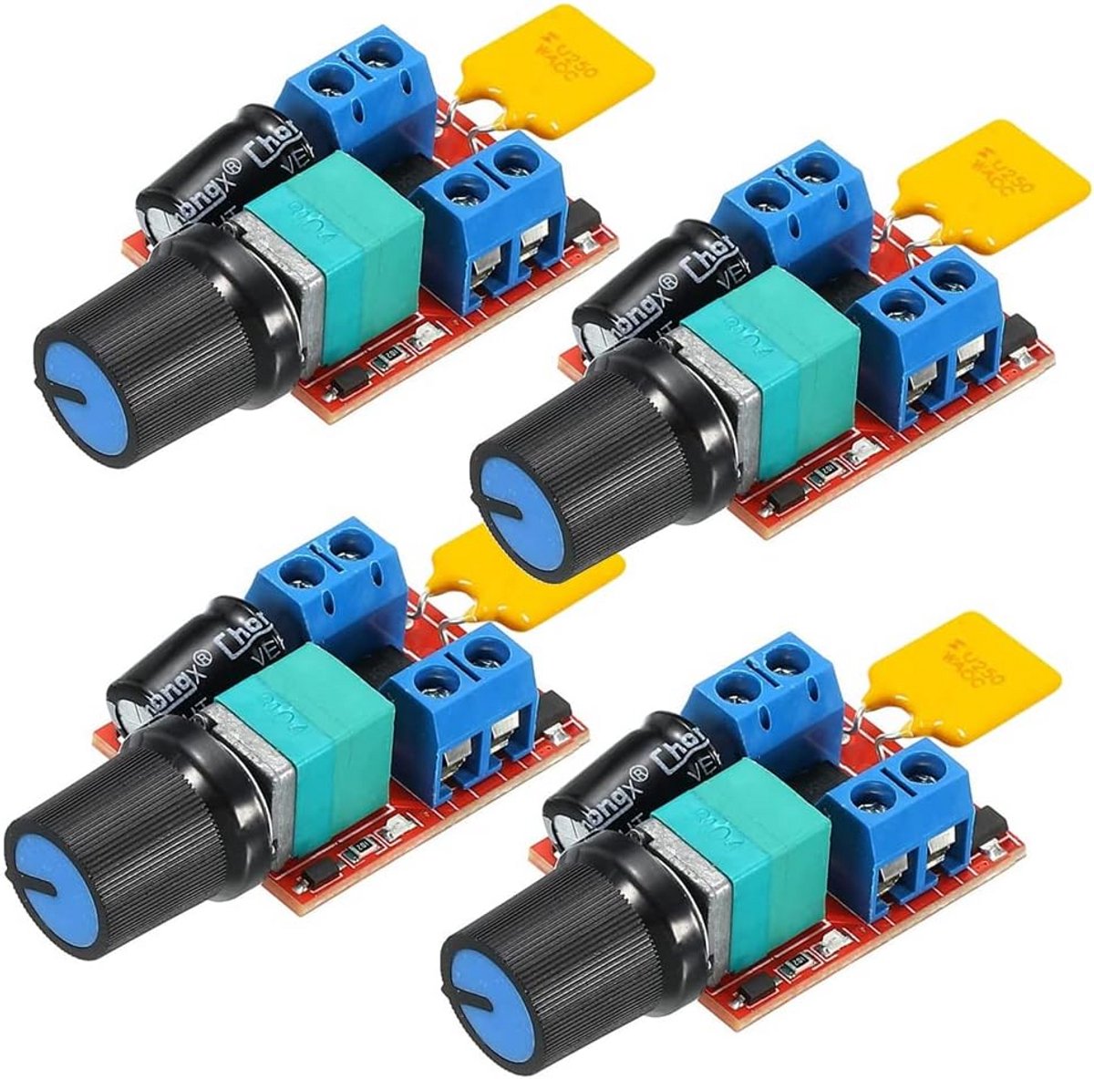 Mini DC Motor Snelheidsregelaar 5A – PWM Instelbaar met LED-Indicator