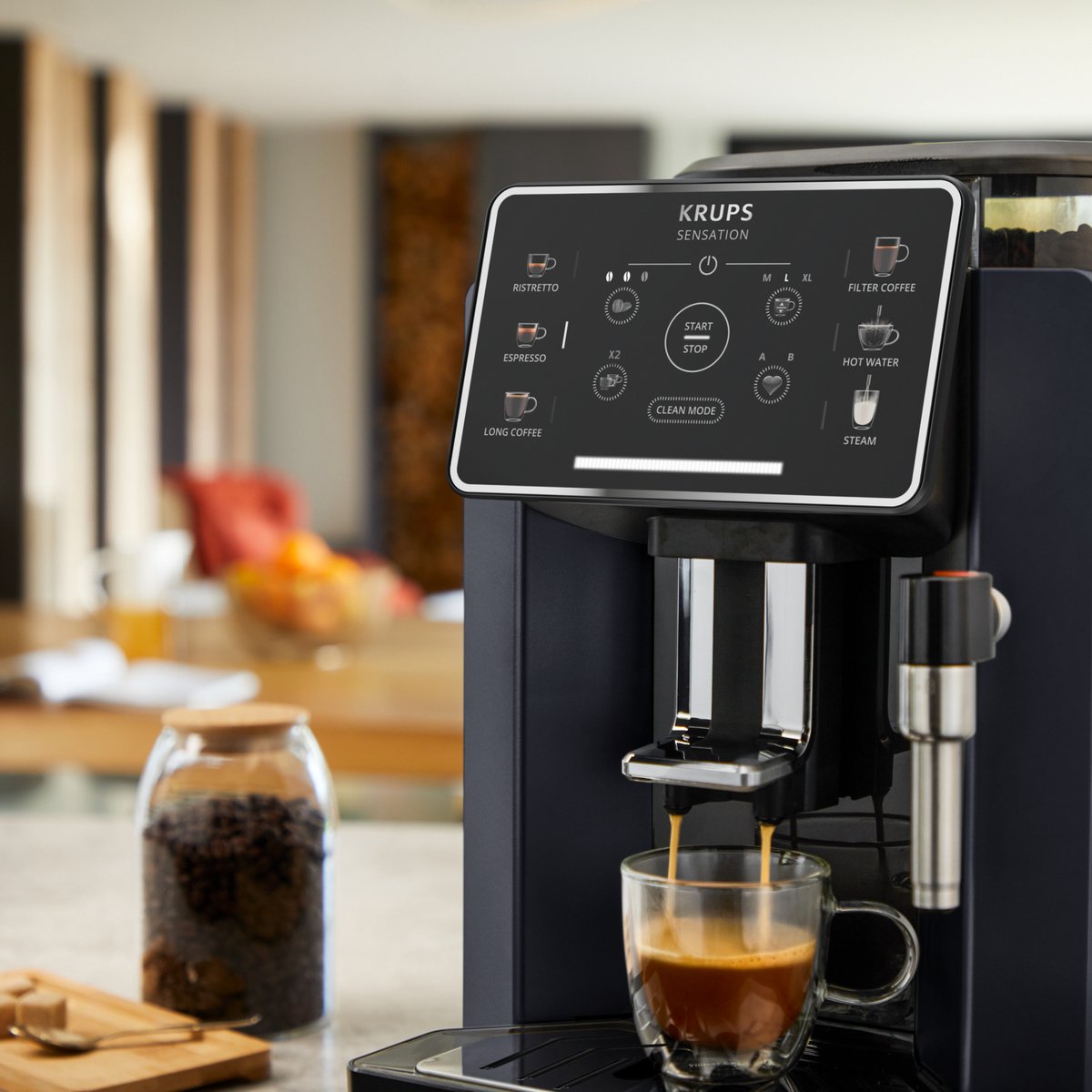 Krups Sensation C50 EA910B - Volautomatische Espressomachine - Nachtzwart - Favorieten Opslaan - Koffiemachine met bonen — afbeelding 6