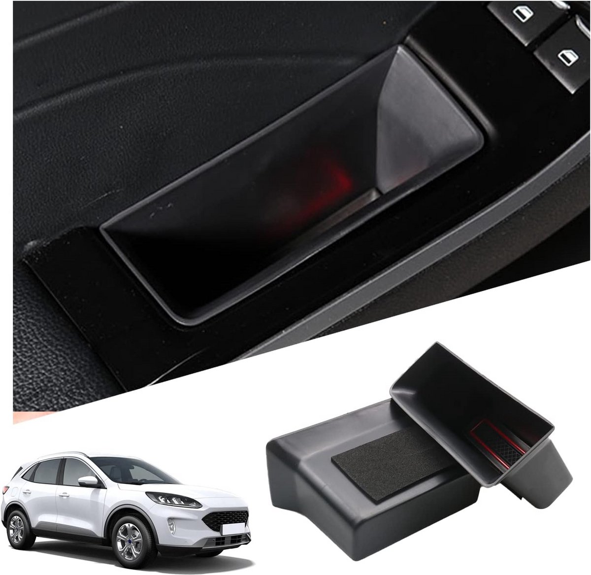 Auto Deurgreep Opbergdoos - 2 Stuks - Organizer voor Ford Kuga (2020-2025)