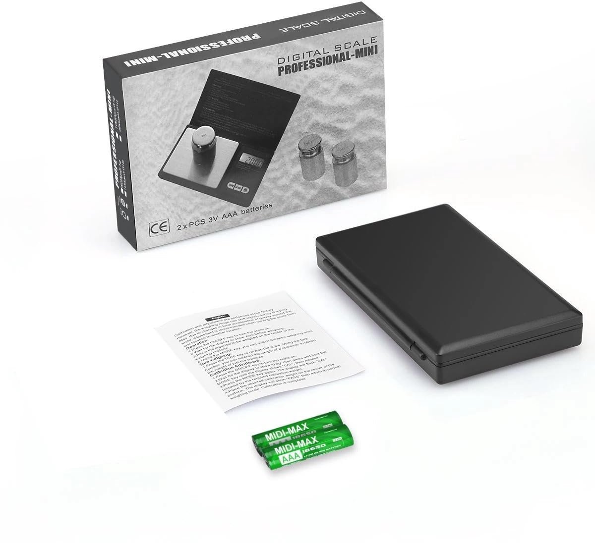 Digitale Precisieweegschaal 300g/0,01g - Hoogwaardige Zakweegschaal