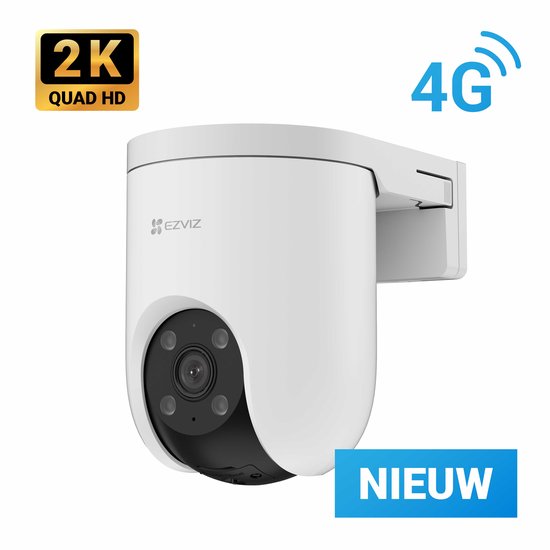EZVIZ H8c 4G Beveiligingscamera Buiten met Auto-Tracking - EZVIZ - €99,10