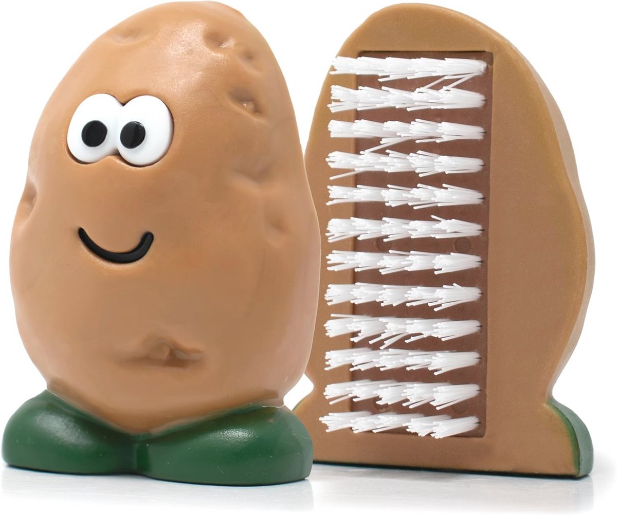 Reinigingsborstel voor Aardappelen en Groenten - 7,6 x 5,1 cm
