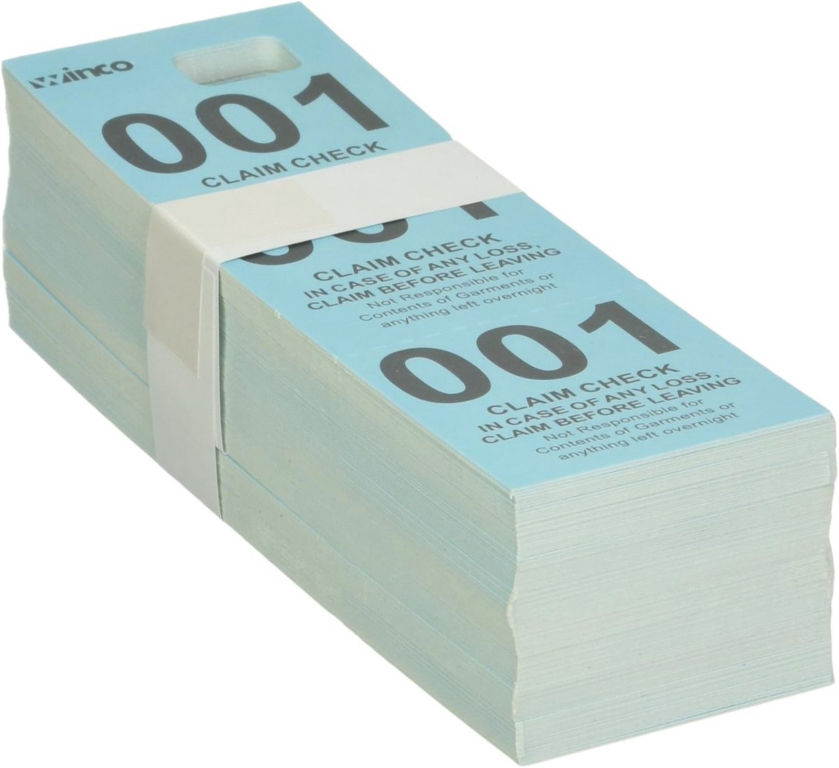 Winco Coat Checks, Blauw, 500 per doos