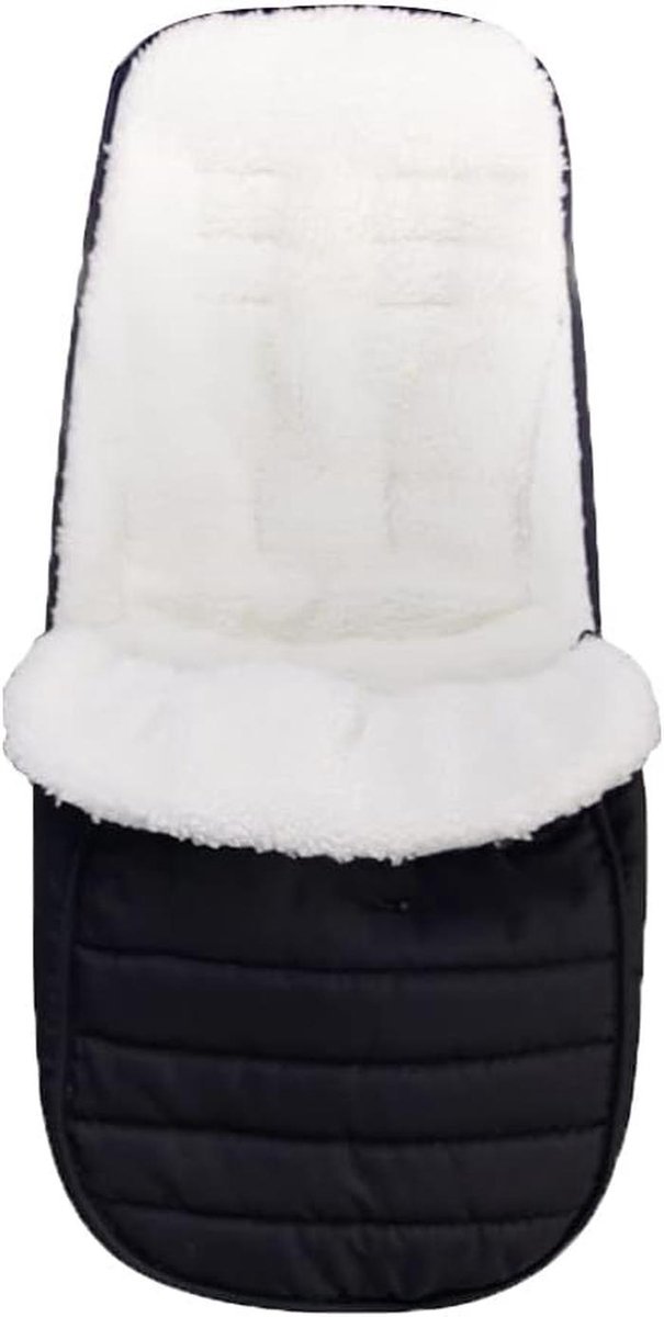 Cosytoes Voetenzak, Fairy Baby Winter Voetenzak Waterdicht en Winddicht, CosyToes Fleece Gevoerde Universele Montage voor Kinderwagens, Kinderwagens, Buggy (zwart)
