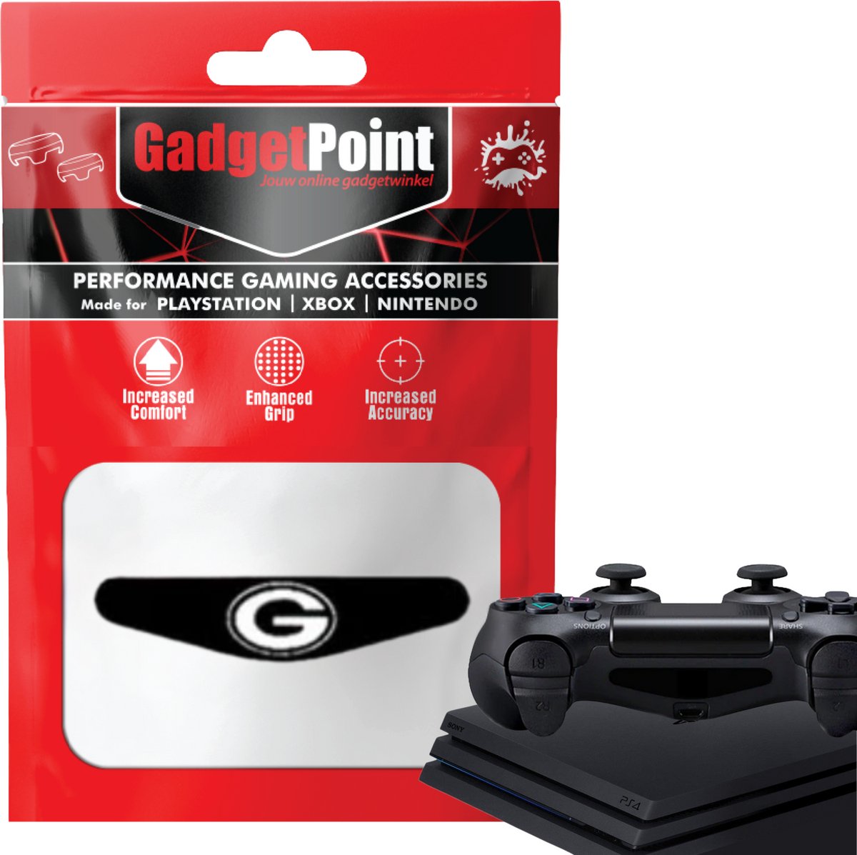 Gadgetpoint - Controller Stickers voor PS4, PlayStation 4 - Performance Gaming Skin - Bescherming Accessoires - G