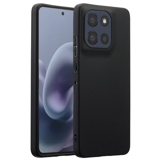 Coque imoshion - Compatible avec Motorola Moto G86 - Coque arrière colorée - Zwart