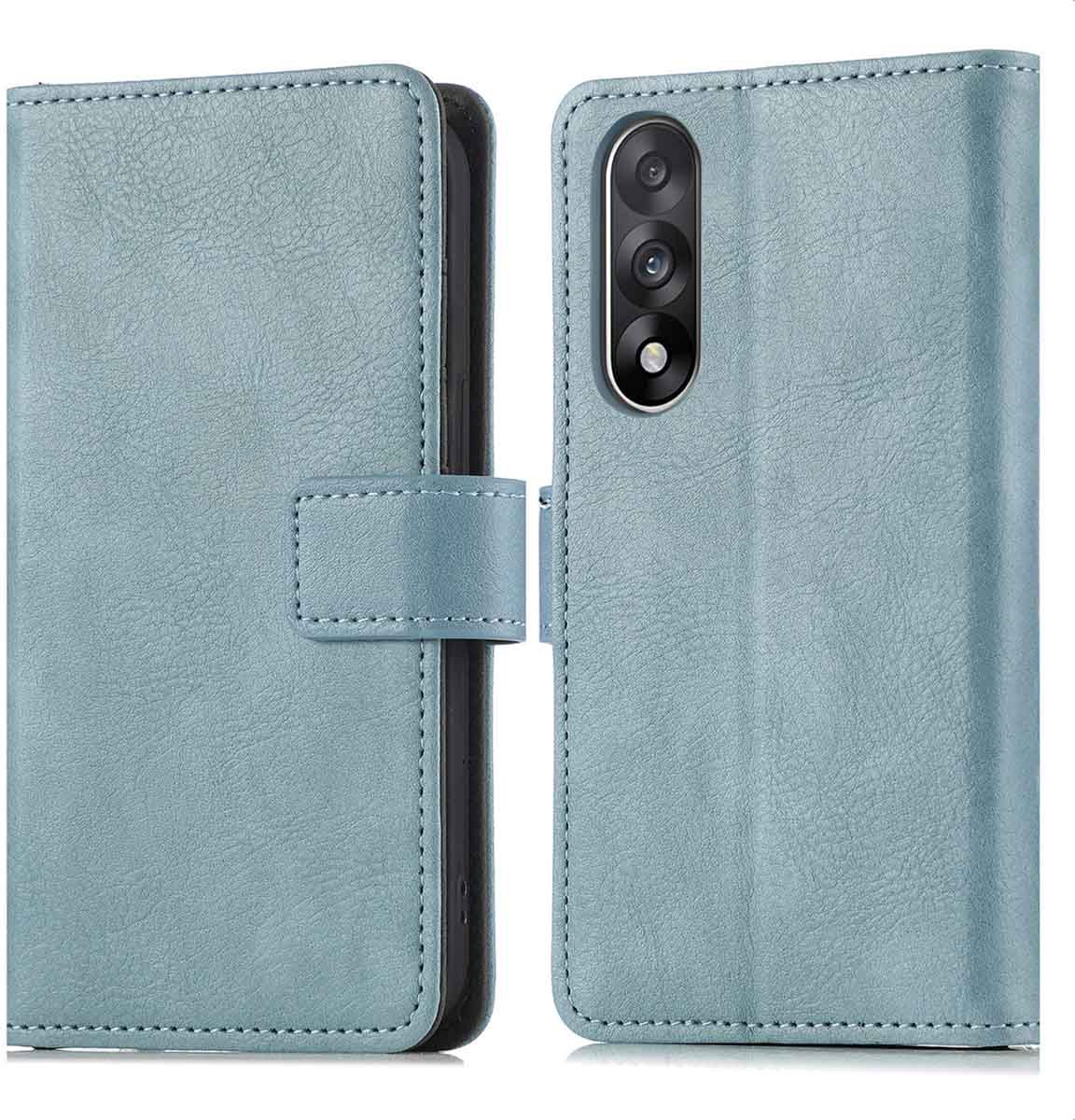 imoshion Hoesje - Geschikt voor OnePlus Nord 5 - Luxe Bookcase - Lichtblauw