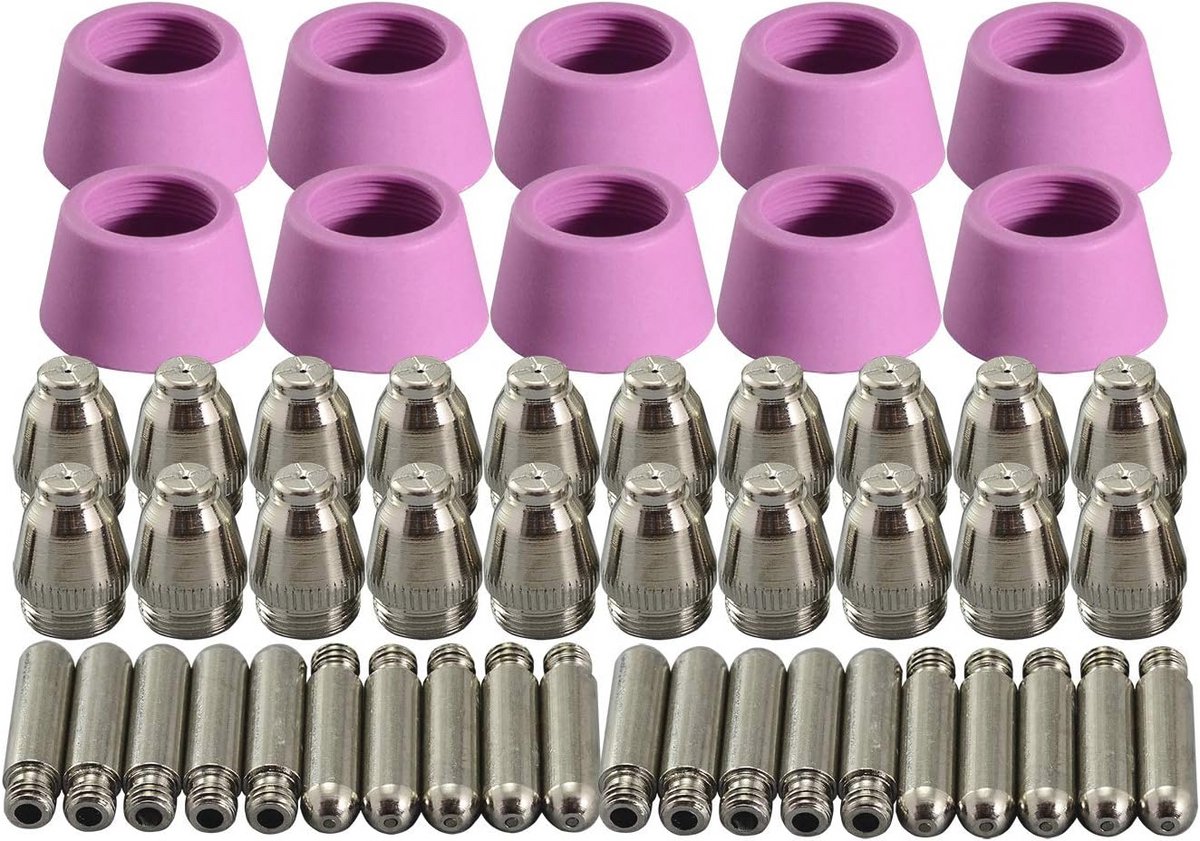 Plasma-elektrode Tipmondstuk 1.2 mm 60Amp voor Plasmasnijder - 50 stuks