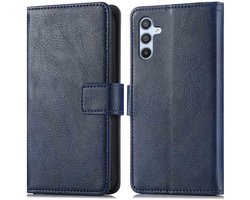 imoshion Hoesje - Geschikt voor Samsung Galaxy A54 (5G) - Luxe Bookcase - Donkerblauw