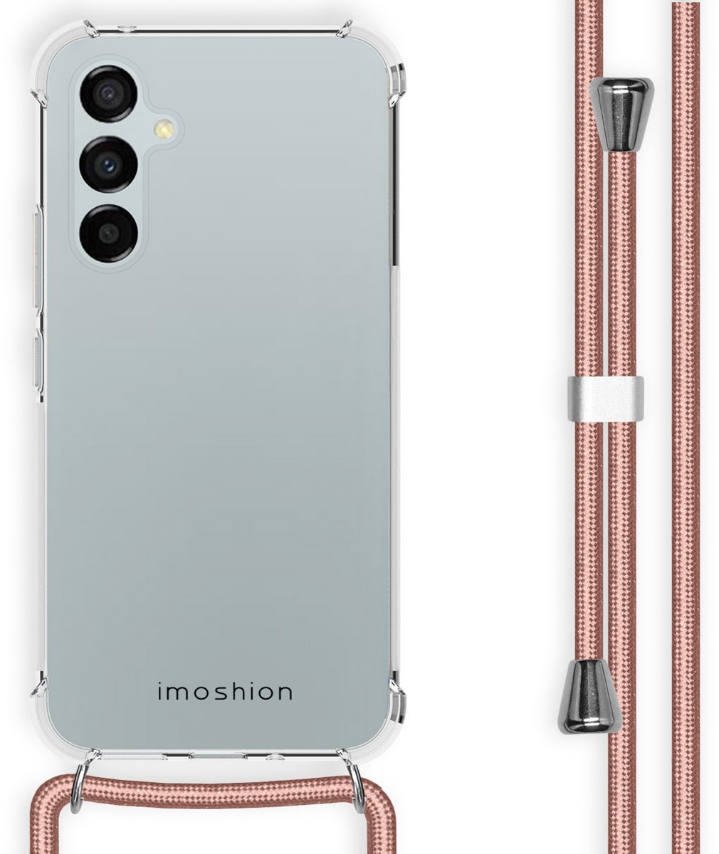 imoshion Hoesje - Geschikt voor Samsung Galaxy A54 (5G) - Backcover met koord - Rosé Goud