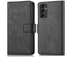 imoshion Hoesje - Geschikt voor Samsung Galaxy A14 (5G) / A14 (4G) - Luxe Bookcase - Zwart