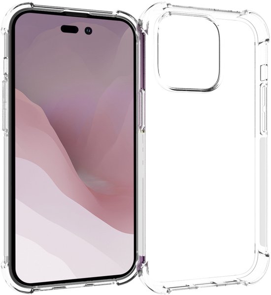 Coque de téléphone transparente avec le téléphone à l'intérieur, coque séparée à côté.