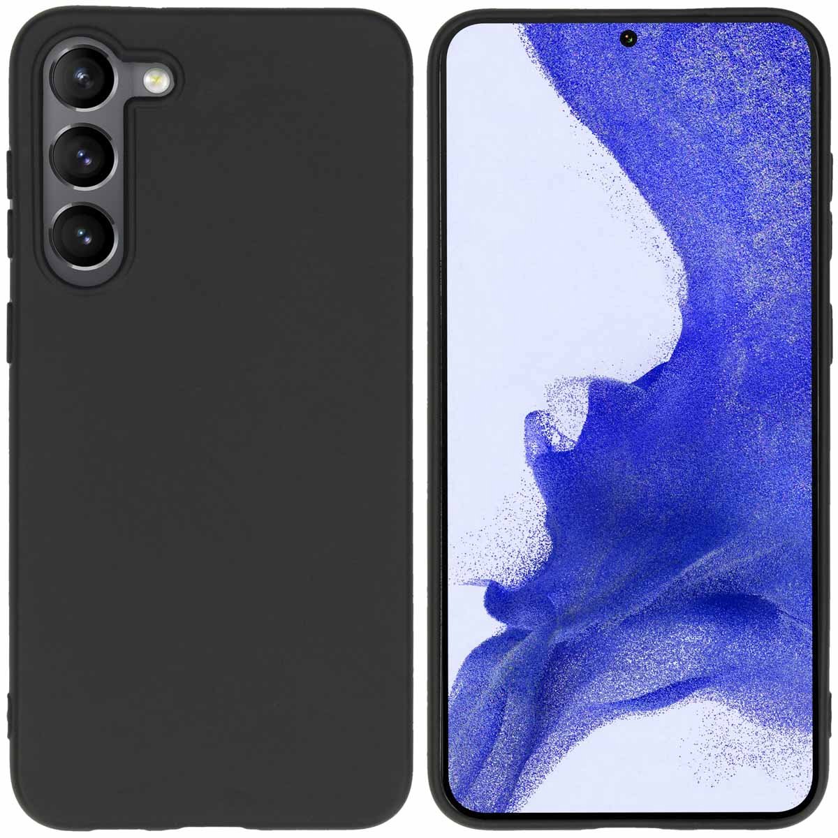 imoshion Hoesje - Geschikt voor Samsung Galaxy S23 Plus - Color Backcover - Zwart