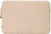 Selencia Laptop Sleeve - Housse pour ordinateur portable adaptée à 15,6 pouces / 16 pouces / 16,2 pouces / 15 pouces / 15,3 pouces - Selencia Corderoy Sleeve - Beige