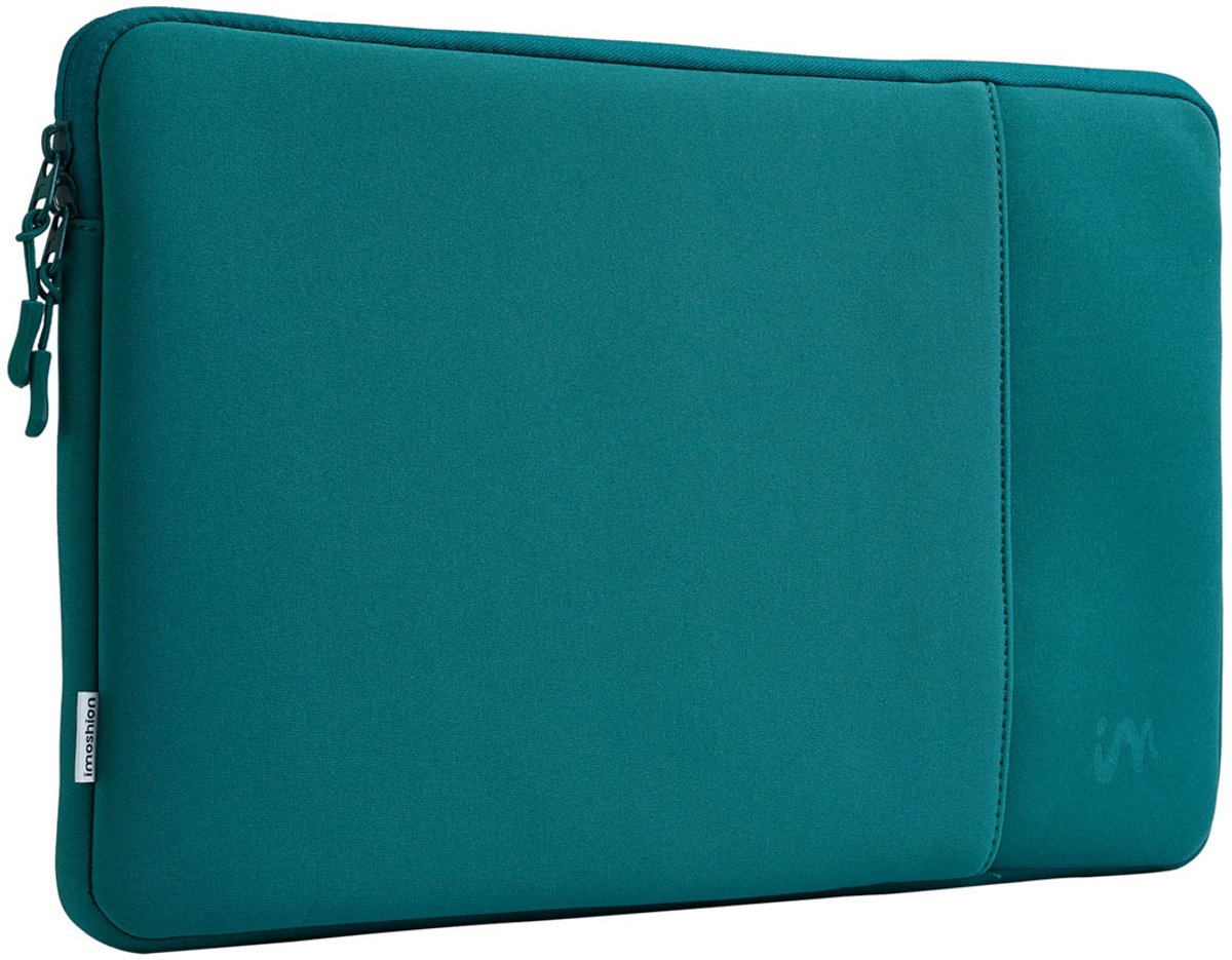 IMOSHION Laptop sleeve met vak Sleeve 13,6 inch Groen