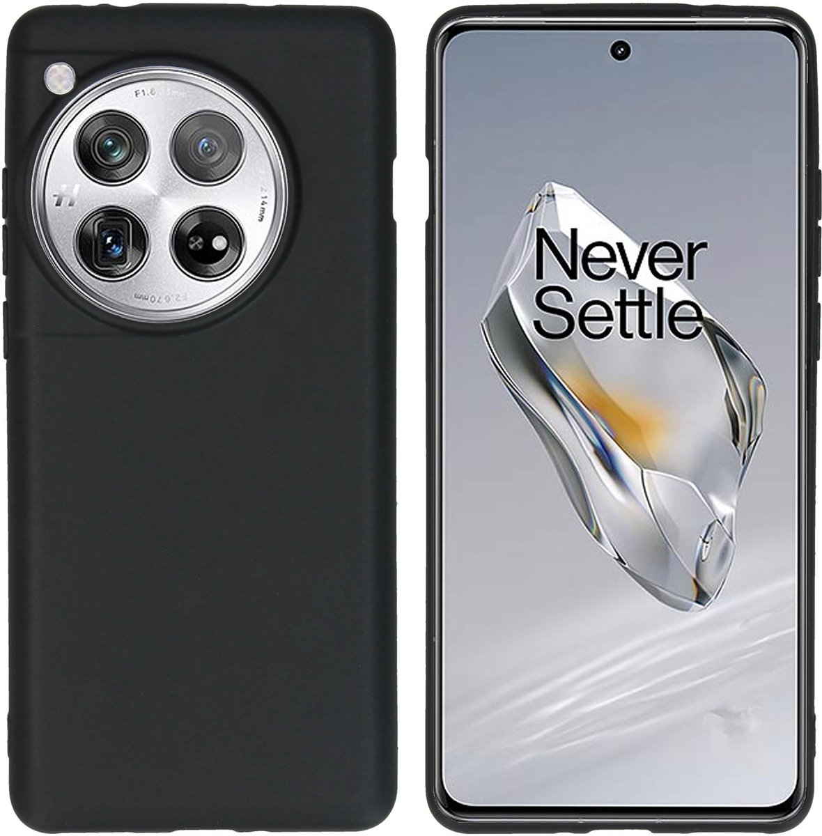 imoshion Hoesje - Geschikt voor OnePlus 12 - Color Backcover - Zwart